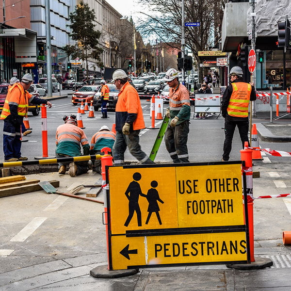 Working on Footpaths